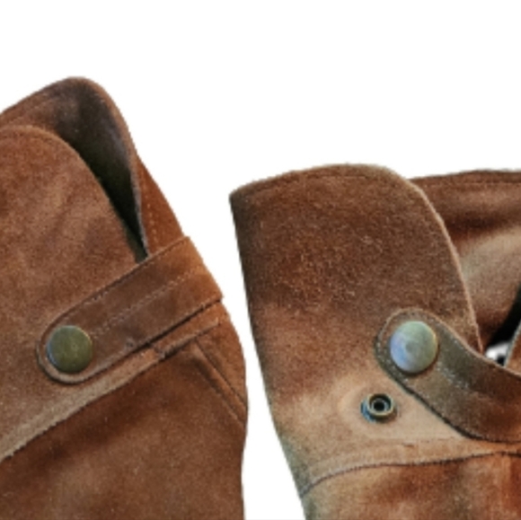 Franco sarto suede leather riding boots color tan size 6.5 US - Picture 4 of 10